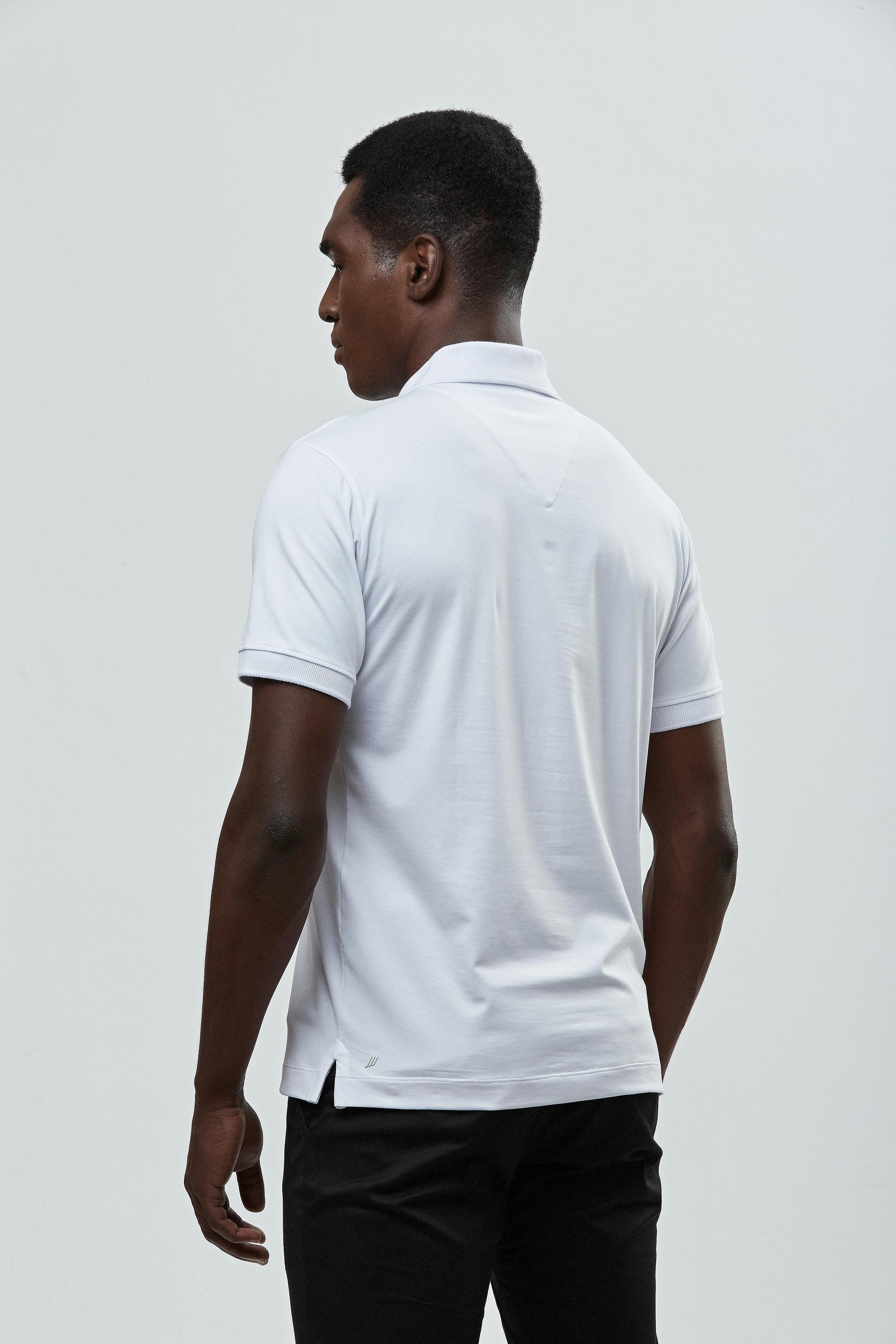 Camisa Polo V Neck - Algodão Pima