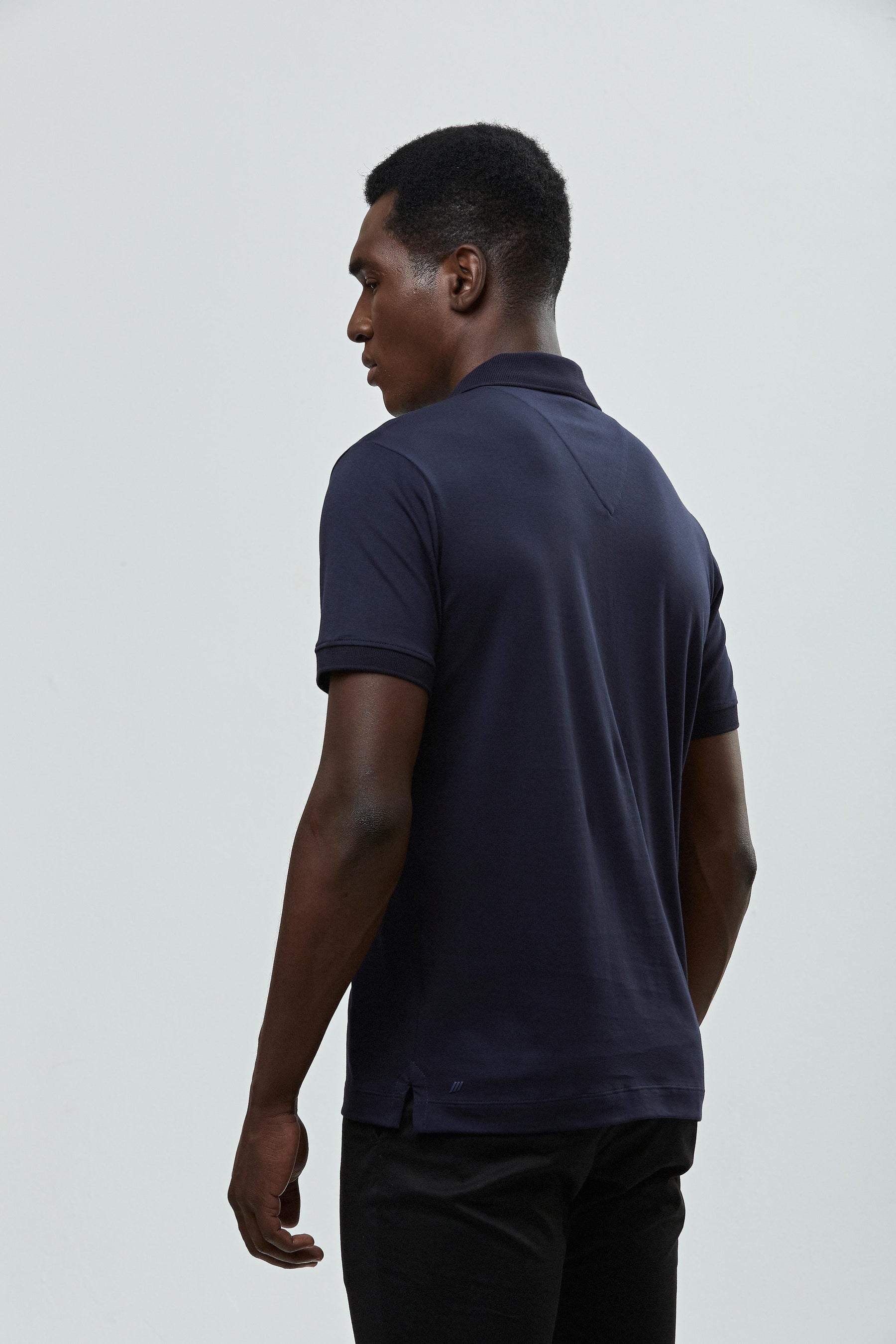 Camisa Polo V Neck - Algodão Pima