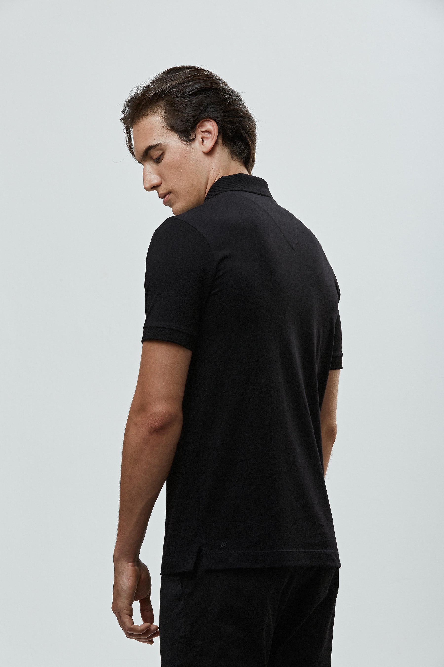 Camisa Polo V Neck - Algodão Pima