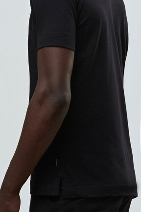 Camisa Henley 'logo' - Algodão Egípcio