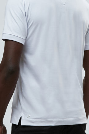 Camisa Polo V Neck - Algodão Pima